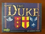 The Duke Board Game Catalyst Labs Strategy W/ Expansion 4 Packs + Promos. Fixed Price $179.99.