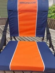 Northpole Nfl Denver Broncos Folding Stadium Seat Cushion- Set Of 2. Fixed Price $53.16.