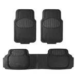 Universal Rubber Floor Mats Touchdown Football Design Black For Car Suv Van. Fixed Price $39.99.