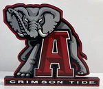 Alabama Crimson Tide Licensed Shelia's Ncaa Football Wood Plaque/sign/box. Fixed Price $24.99.