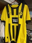 Borussia Dortmund 22/23 Home Jersey Puma 1&1 Bundesliga Soccer Shirt BVB09. Fixed Price $45.00.