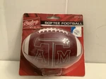 Ncaa Texas A&m Aggies 4.5" Softee Football Rawlings. Fixed Price $10.00.
