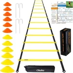 Agility Ladder Speed Training Set: Ohuhu 12 Rung 20FT Soccer Yellow. Fixed Price $45.99.
