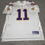 Reebok Nfl Minnesota Vikings Daunte Culpepper 11 Jersey White Mens Xl 7009A. Fixed Price $49.99.