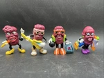 California Raisins Set Of 4 Singer Guitar Player Bowling Shopping. Fixed Price $21.57.