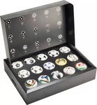 New Box 1970-2026 Adidas Fifa World Cup Historical Mini Ball Set JN2093. Fixed Price $350.00.