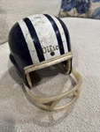 Vintage Wilson F2130 Blue & White Youth Suspension Football Helmet Medium. Fixed Price $39.95.