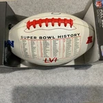 2021 Rawlings Super Bowl History Lvi Full Size Football W/ Display Tee New. Fixed Price $26.95.