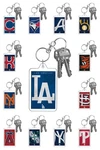 Mlb Baseball Logo Photo Keychain Minimalist Distressed Art Style Team Badge Clip. Fixed Price $8.95.