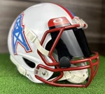 Houston Oilers Nfl Full Size Custom Throwback Football Helmet Rawlings. Fixed Price $160.00.