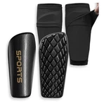 Custom Football/soccer Shin Pads Protector Guards*black* *all Ages And Unisex!!. Fixed Price $16.99.