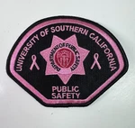 University Of Southern California Public Safety Pink Breast Cancer Patch B7. Fixed Price $19.99.