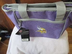 Nfl Minnesota Vikings 2-IN-1 Tote & Cooler Beach Bag Purple / Grey, Cambodia. Fixed Price $19.50.