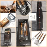 Kansas City Chiefs 3 Piece Bbq Grill Tools Tongs Spatula Fork New. Fixed Price $58.83.