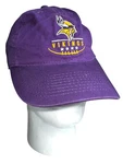Vintage Minnesota Vikings Strapback Hat Purple Nfl Miller Lite Promo 90S Dad Cap. Fixed Price $41.95.