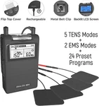 Istim EV-804 Tens/ems 2 Channel Rechargeable Combo Machine Unit Muscle Stimula. Fixed Price $76.68.
