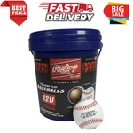 Rawlings ROLB2 12U Baseball Bucket Count Youth Practice Leather Balls. Fixed Price $42.98.