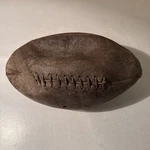 Vintage Antique Football Pre-wwii Leather Game Primitive Pig Skin. Fixed Price $129.99.