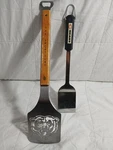 Chicago Bears Nfl Bbq Grill Tool 2 Piece Set Spatulas Sportula Motorhead Tailgtr. Fixed Price $29.99.