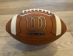 Wilson Silver / Black Omega Official Game Football Tan Leather Brand New Nfhs. Fixed Price $129.99.