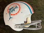 Vtg 1970S Miami Dolphins Nfl Riddell Football Helmet Cardboard Sign Plaque. Fixed Price $18.99.