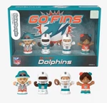 Fisher Price Nfl Miami Dolphins Go Fins Little People Collector Set. Fixed Price $22.00.
