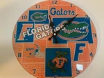 Vintage Florida Gators Wall Clock 12 Ncaa Team Logo Decor Blue Orange Works. Fixed Price $31.45.