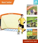 Ultra-portable Kids Soccer Goal Net For Backyard Multiple Sizes Available. Fixed Price $56.99.