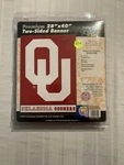 Oklahoma Sooners Ncaa Bsi Double Sided 28" X 40" Banner Flag. Fixed Price $30.00.