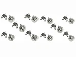 Lot Of 10 Gun Cabinet Original Homak Toolbox Lock 3/4" With Black Key Cover 2417. Fixed Price $186.89.