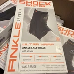 Shock Doctor Ultra Wrap Ankle Lace Brace W/strap, Level 3, Size Medium 8.5-9. Fixed Price $19.99.