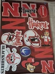 Fathead Jr. Nebraska Cornhuskers Reusable Wall Decals Vinyl Graphics Set. Fixed Price $25.00.
