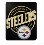 Nfl Northwest Pittsburgh Steelers Fleece Black Gold Throw Blanket 50" X 60" New. Fixed Price $22.90.