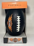 Harley-davidson Football, Bar & Shield Flames Logo, Regulation Size/weight 66409. Fixed Price $18.95.