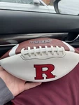 Adidas Ncaa Rutgers Scarlet Knights Official Size White Panel Football Deflated. Fixed Price $27.99.