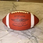 Vintage Wilson American Player Official Leather Football Size. Fixed Price $95.00.