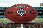 Wellington Mara Signed Ny Giants 75TH Anniversary Official Wilson Nfl Game Ball. Fixed Price $420.00.