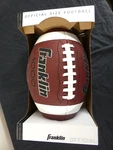 Franklin 1000 Offical Size Football New Hand Sewn Lacing Grip Rite Orig Box. Fixed Price $24.99.
