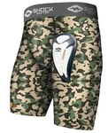 Shock Doctor Adult Core Compression Shorts / W Bio-flex Cup Camo Large. Fixed Price $14.98.