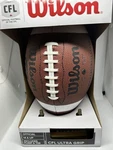 New Official Size Wilson Cfl Football Inflated Nib Wtee And Pump Wtf 1605. Fixed Price $54.22.