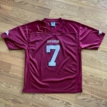 Arkansas Razorbacks Football Jersey #7 Size Large Ncaa Officially Licensed. Fixed Price $12.99.