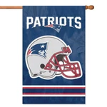 Party Animal Nfl New England Patriots 2-SIDED 44" X 28" Applique Banner Flag. Fixed Price $25.99.