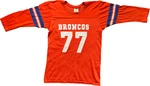 Vintage 70S/80S Denver Broncos Rawlings Nfl Jersey 3/4 Sleeve Youth 14-16. Fixed Price $27.99.