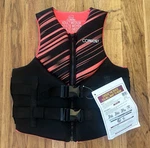 Connelly Promo Neon Flame Red Women's Medium Uscg Approved Life Vest. Fixed Price $49.99.