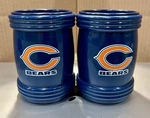 Set Of 2 - Nfl Football Team Chicago Bears Hard Plastic Insulated Koozie. Fixed Price $29.95.
