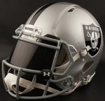 ***custom*** Oakland Raiders Full Size Nfl Riddell Speed Football Helmet. Fixed Price $269.99.