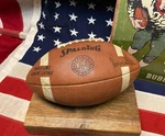 Vintage 1960S Spalding Leather Football Laces Ronnie Bull Model 364 Display. Fixed Price $89.00.
