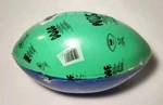 Vintage 1990'S Poof #500 Foam Purple And Green Football 9-1/4" Inch Sealed. Fixed Price $19.95.