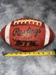 Rawlings ST5COMP Nfhs Football Brown White Model 09300-04. Fixed Price $25.99.