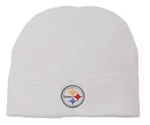 Pittsburgh Steelers Official Licensed Nfl Team Cuff-less White Fleece Winter Hat. Fixed Price $19.99.